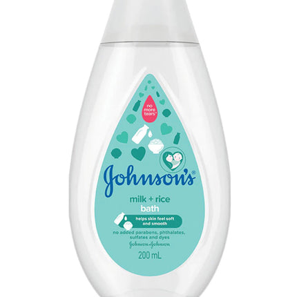 johnson's Baby Milk And Rice Baby Bath 200ml