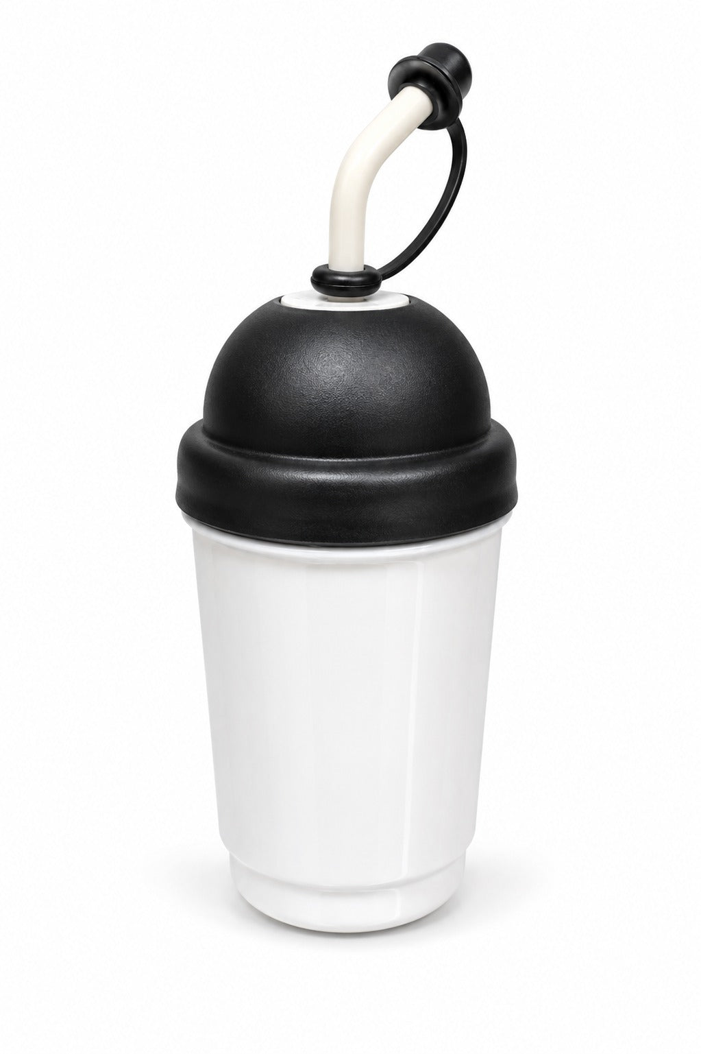 White Travel Cup with Lid