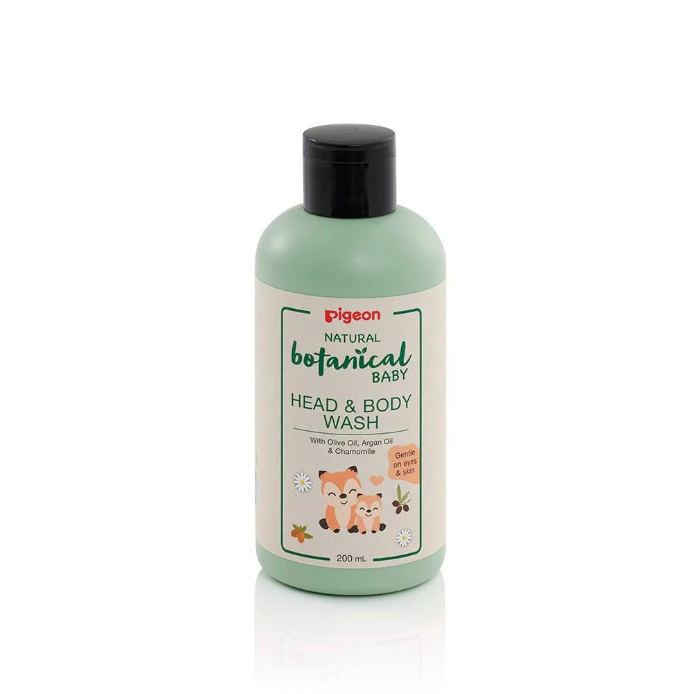 PIGEON NATURAL BOTANICAL BABY HEAD & BODY WASH GENTLE & NOURISHING