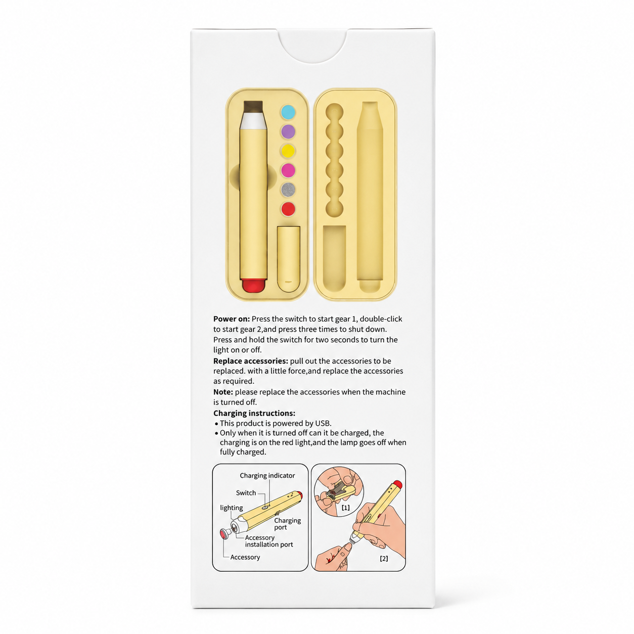 Electric Baby Nail Trimmer & Grooming Care Kit with 6 Grinding Heads