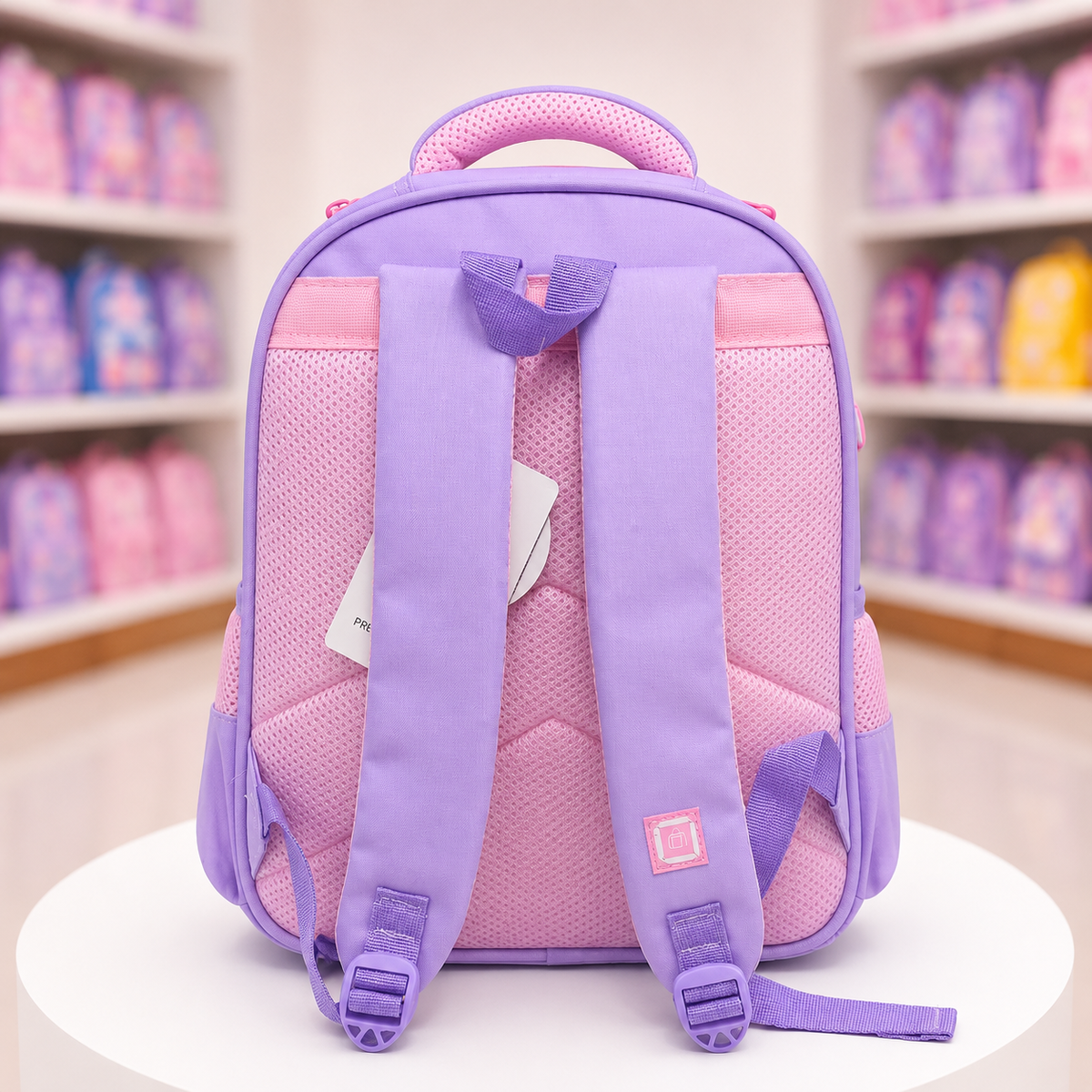 Kids Butterfly Rainbow School Backpack – Purple | Grade 1 –3