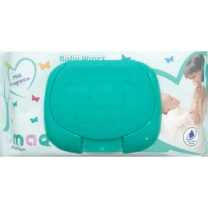 Maq Premium Mild Fragrance Baby Wips Green