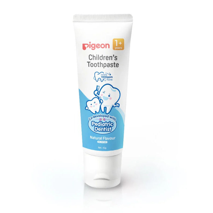 Pigeon Children’s Toothpaste 1+ Years – Gentle Fluoride Protection | Natural Flavour | 45g