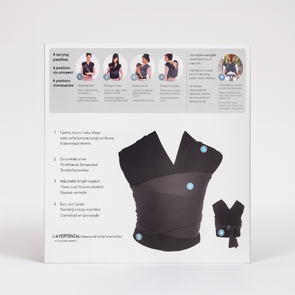 Chicco 4-in-1 Baby Wrap Carrier – 8 to 36 lbs
