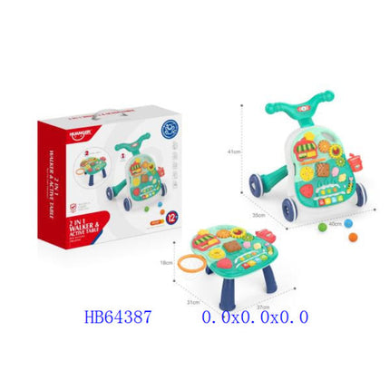 2 in 1 Huanger Multi Function Walker & Table for Babies