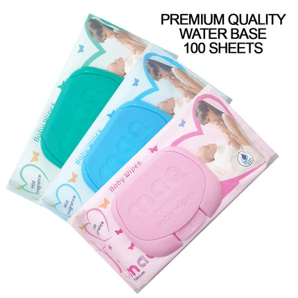Maq Premium Mild Fragrance Baby Wips Green