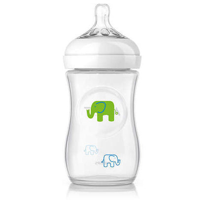Philips Avent Natural 260ML Elephant Design Gift Set Blue
