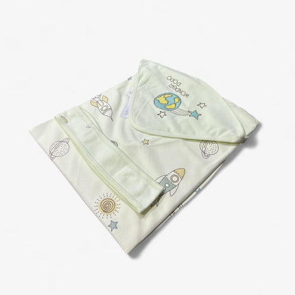 Baby Wrapping Sheet(Light Yellow)