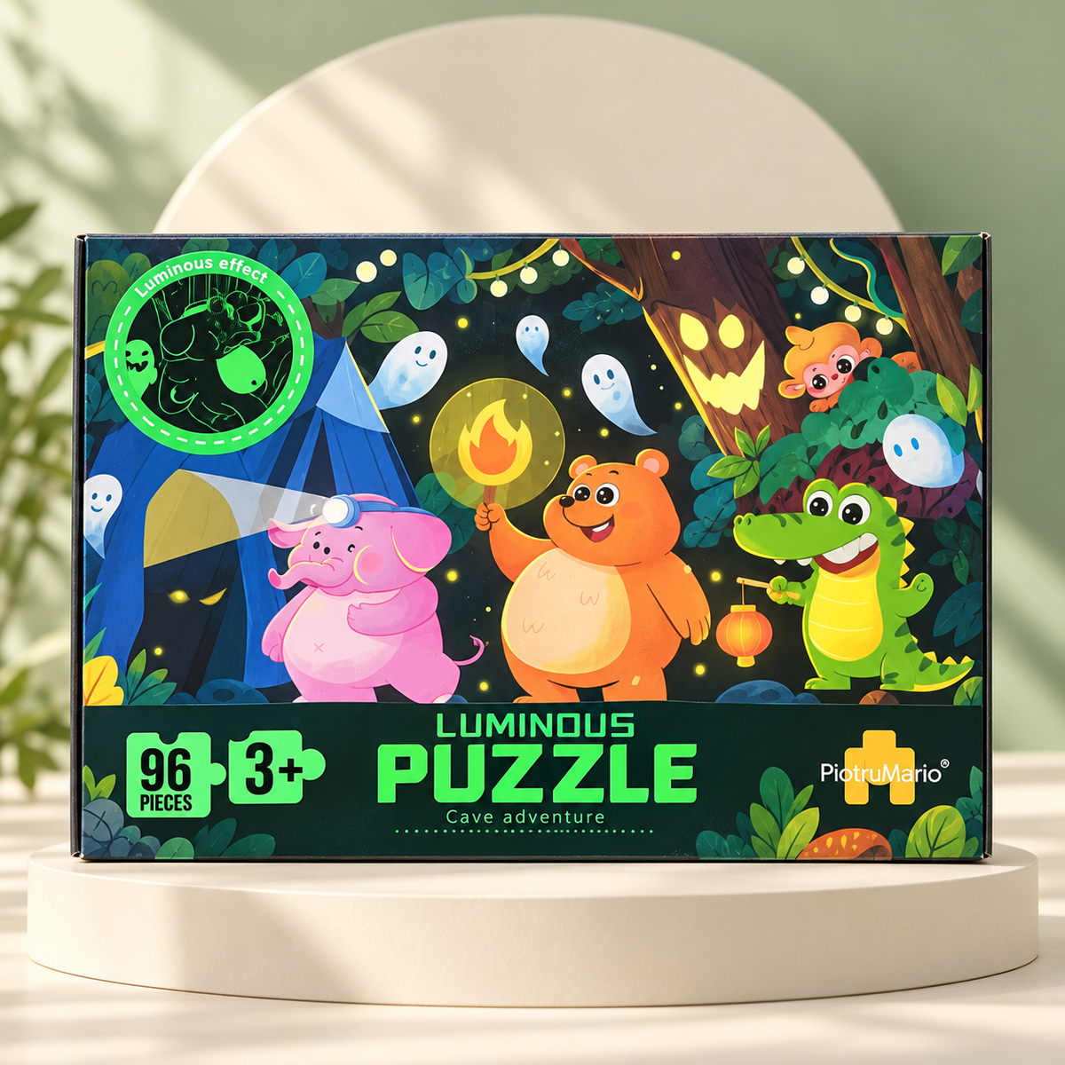 Glow-in-the-Dark Cave Adventure Puzzle