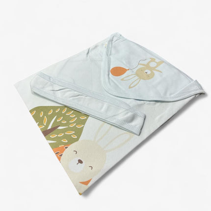 Baby Wrapping Sheet(Blue)