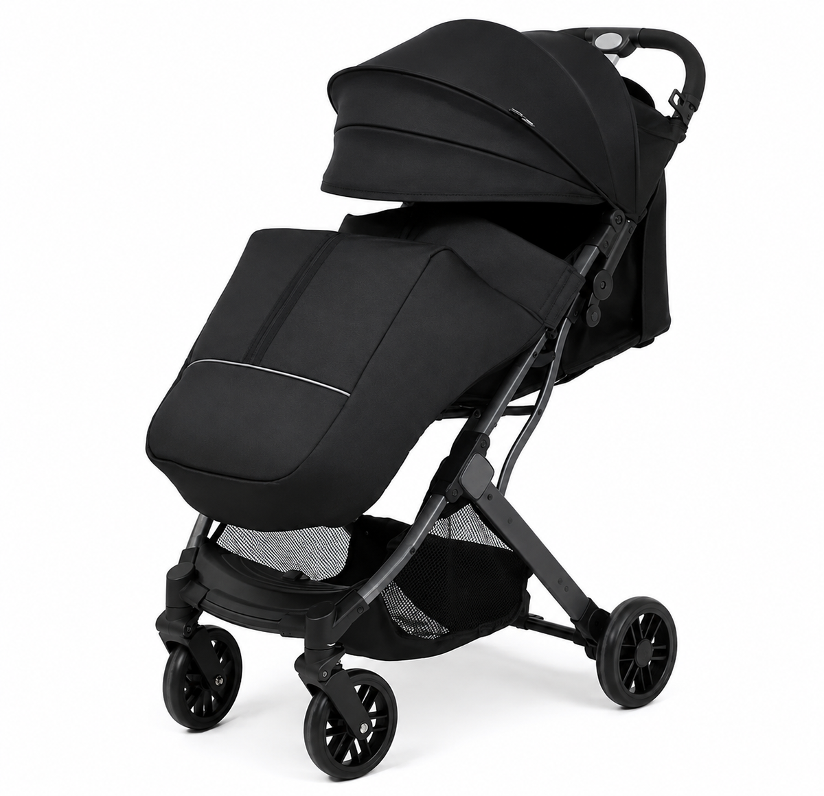 Kidilo K8F Pro Baby Stroller – Foldable & Lightweight - black