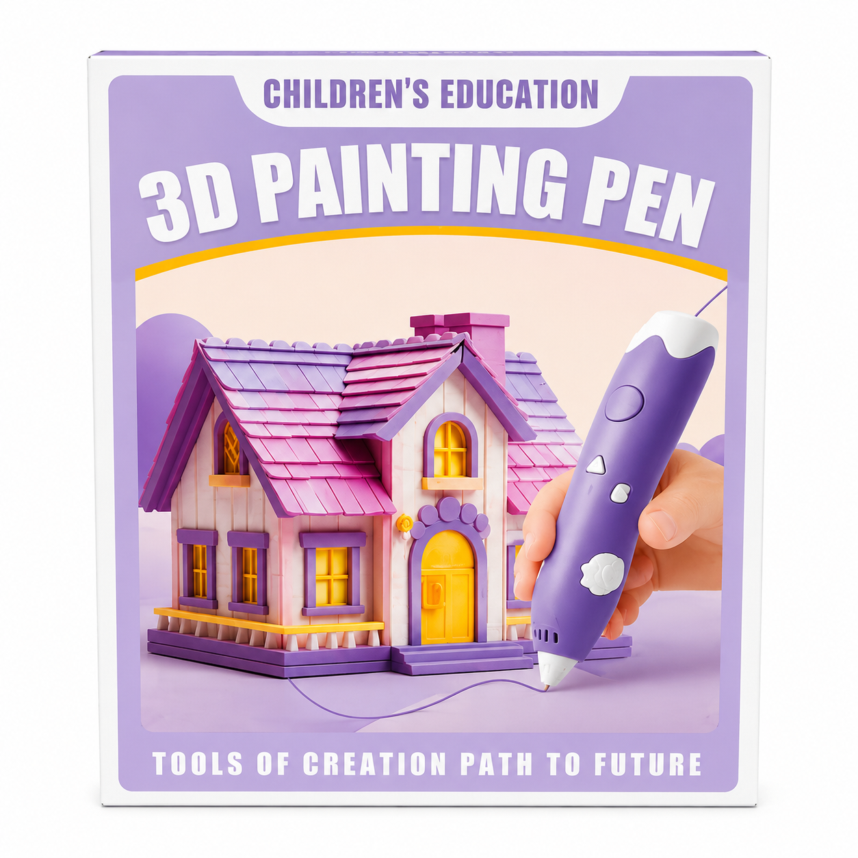 Children's Education 3D Painting Pen – Low Temperature Wireless 3D Printing Pen Set for Kids