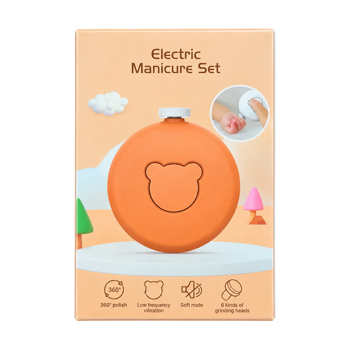 Baby Electric Nail Trimmer Manicure Set