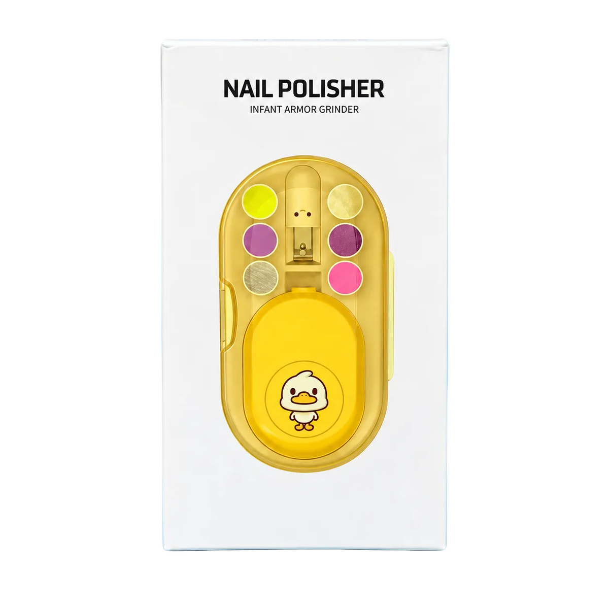 Baby Electric Nail Trimmer Polisher Kit with 6 Filing Heads and Storage Case