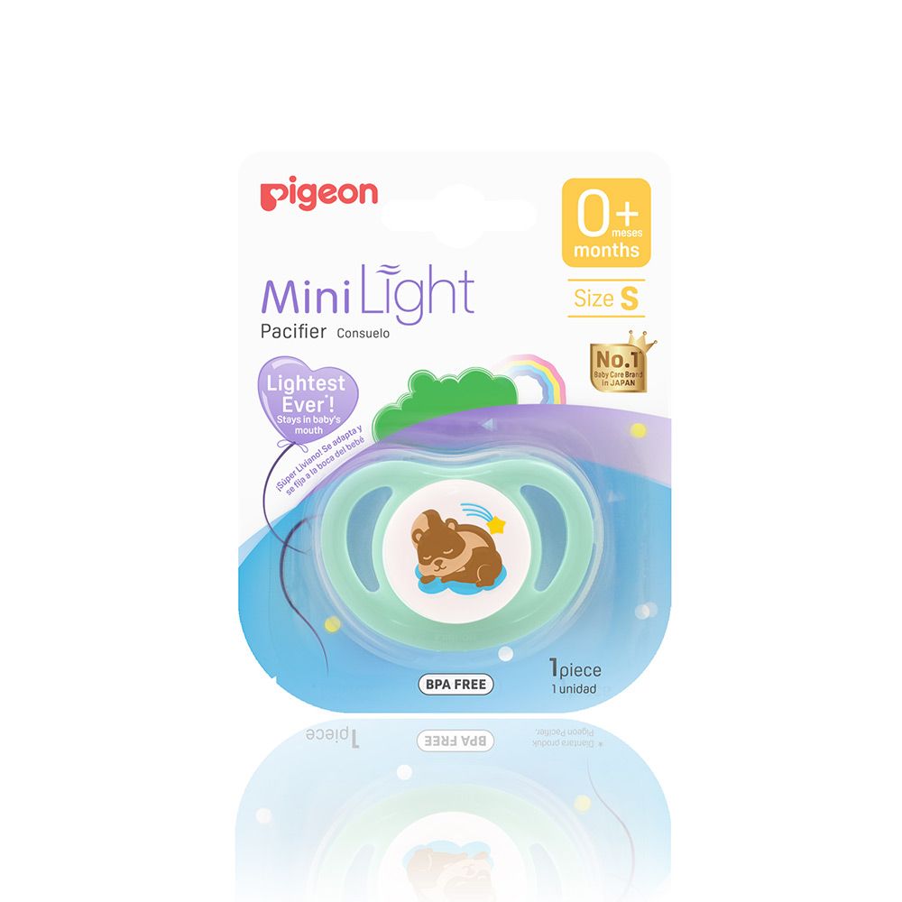 BABY PACIFIER – BIRD MOTIF (0–6 MONTHS)