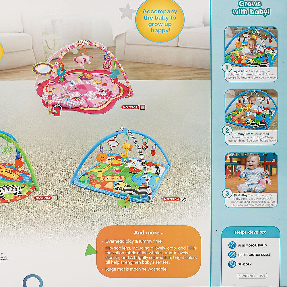 TINNIES - GREEN BABY PLAY MAT – LINKABLE TOYS (0–12 MONTHS)