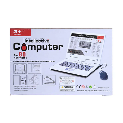 Kids Intellective Learning Laptop – 80-in-1 Educational Computer Toy