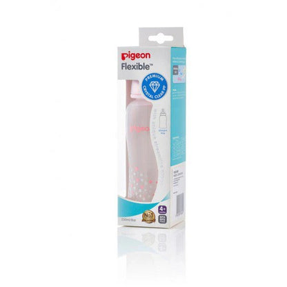 PIGEON STANDARD NECK NURSING BOTTLE WITH PERISTALTIC NIPPLE (PP) 250ml