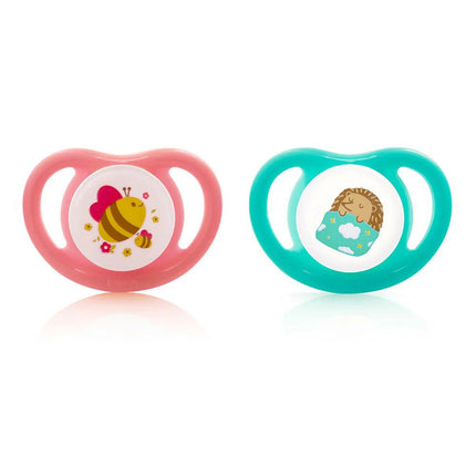 PIGEON MINILIGHT SOFTEST SILICONE GIRL PACIFIER 2PCS - M