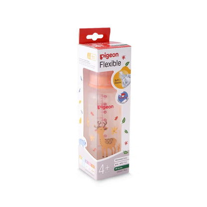 PIGEON COLORFUL ERGONOMIC BABY BOTTLE – 4+ MONTHS