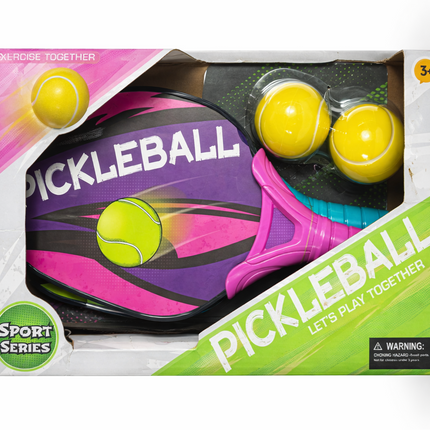 Kids Pickleball Paddle Set with 2 Balls – Sport Series Outdoor Game