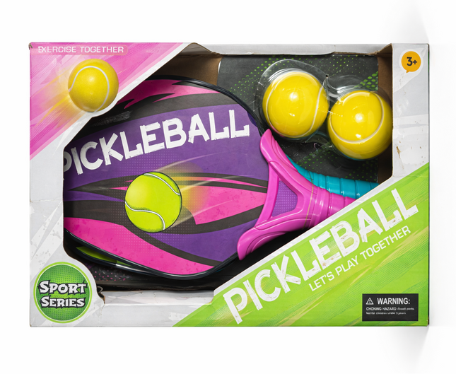 Kids Pickleball Paddle Set with 2 Balls – Sport Series Outdoor Game
