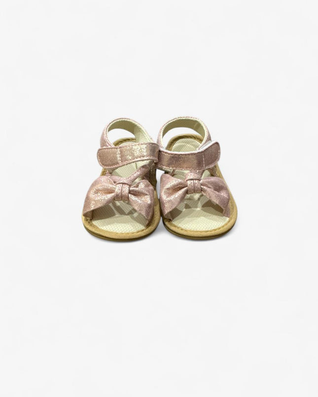 Girls Pink Shimmer Sandel