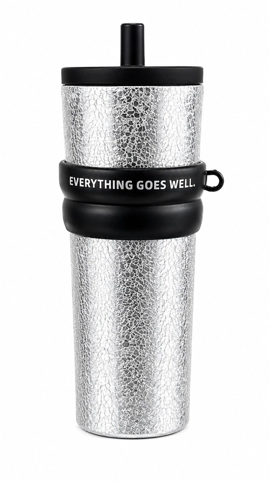 Silver Printed Travel Cup