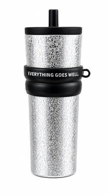 Silver Printed Travel Cup