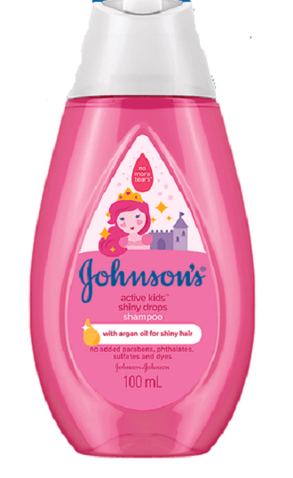 Johnson's Active Kids Shiny Drops Shampoo, 100ml