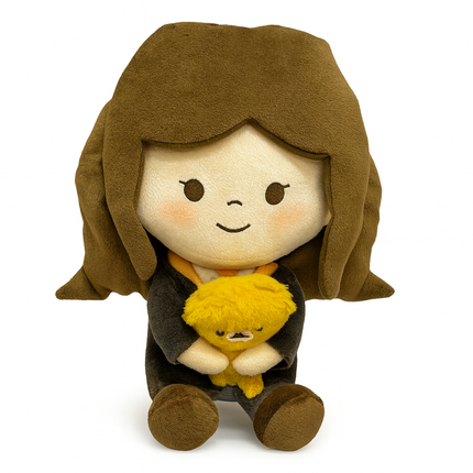 Cute Girl Plush with Pet – Soft & Adorable Stuffed Doll for Kids