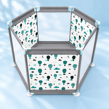 Baby Play Fence Hexagonal Safety Playpen (112cm) – Multi-Function Indoor Activity Center