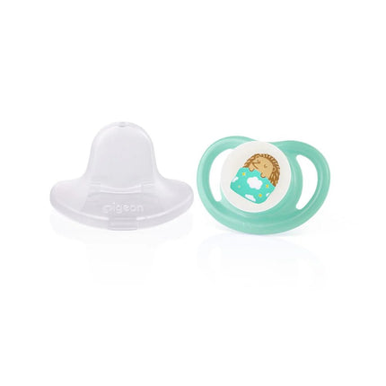 PIGEON MINILIGHT SOFTEST SILICONE GIRL PACIFIER 2PCS - M