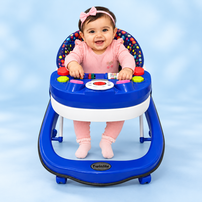 Baby Walker with Interactive Activity Tray & Adjustable Height – X-t01