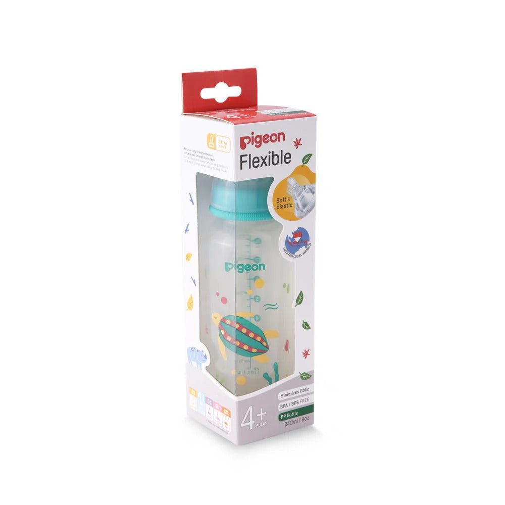 Flexible Standard Neck Feeder Pp Rp 240ml – Turtle