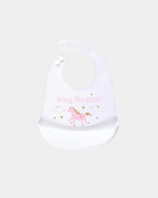 Alfeier Silicone Baby Bib( White)