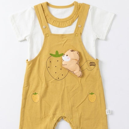 Baby Boys 2-Piece Dungaree Set