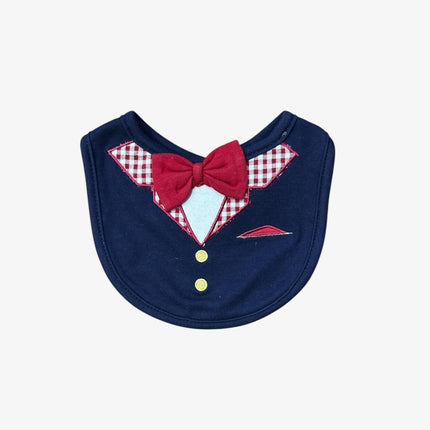 Smart Baby Bib With Bow (Blue)