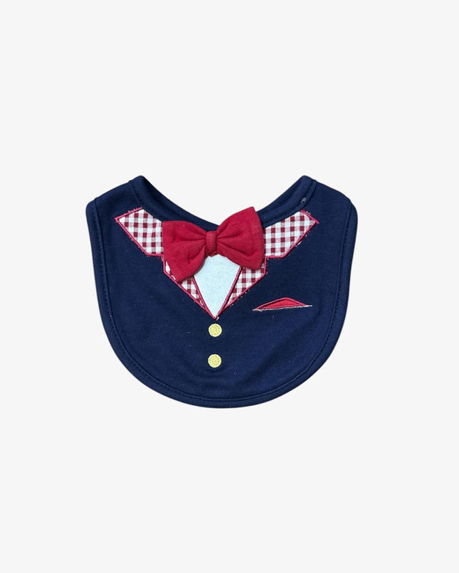 Smart Baby Bib With Bow (Blue)