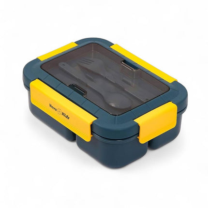 Double Layer Lunch Box With Spoon And Fork