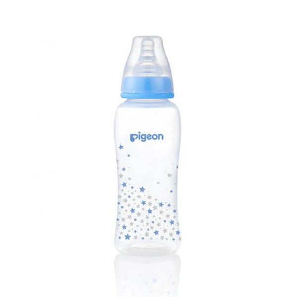 PIGEON STANDARD NECK NURSING BOTTLE WITH PERISTALTIC NIPPLE (PP) 250ml