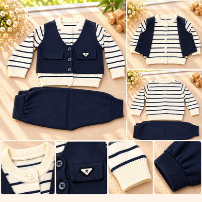 Little Gentleman Premium Knitted 2-Piece Outfit Set  G07305