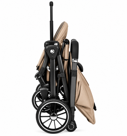 Kidilo 535 Coffee - Foldable stroller with Double-Face Handle