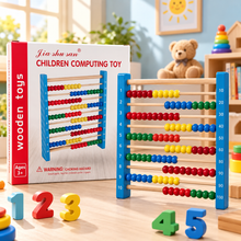 Wooden Abacus Counting Toy – Colorful Math Learning Toy