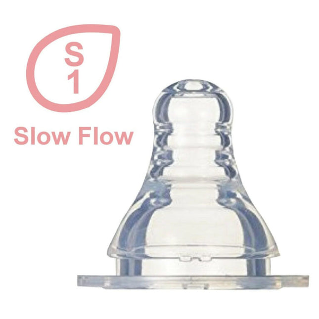 Pink Baby 2 Slow Flow Teats  (0m)