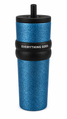 Glitter Sports Tumbler with Straw