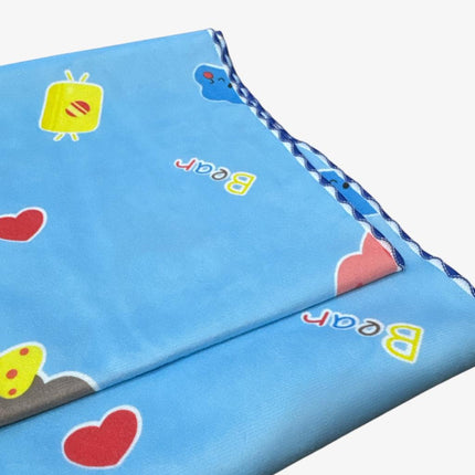 Baby Changing Sheet in Cotton Stuff (150*180cm) Blue