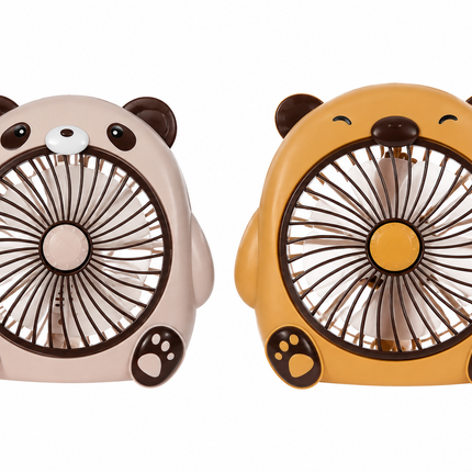 Cute Cartoon Panda Mini wire  Desk Fan – FC-198 Portable Quiet Cooling Fan