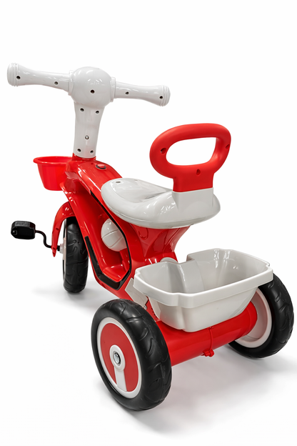 Kids 3-in-1 Ride-On Tricycle with Storage Basket - 2040 M