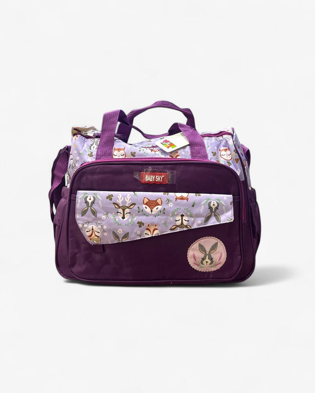 Large Size Baby Diaper Bag (Dark purple)